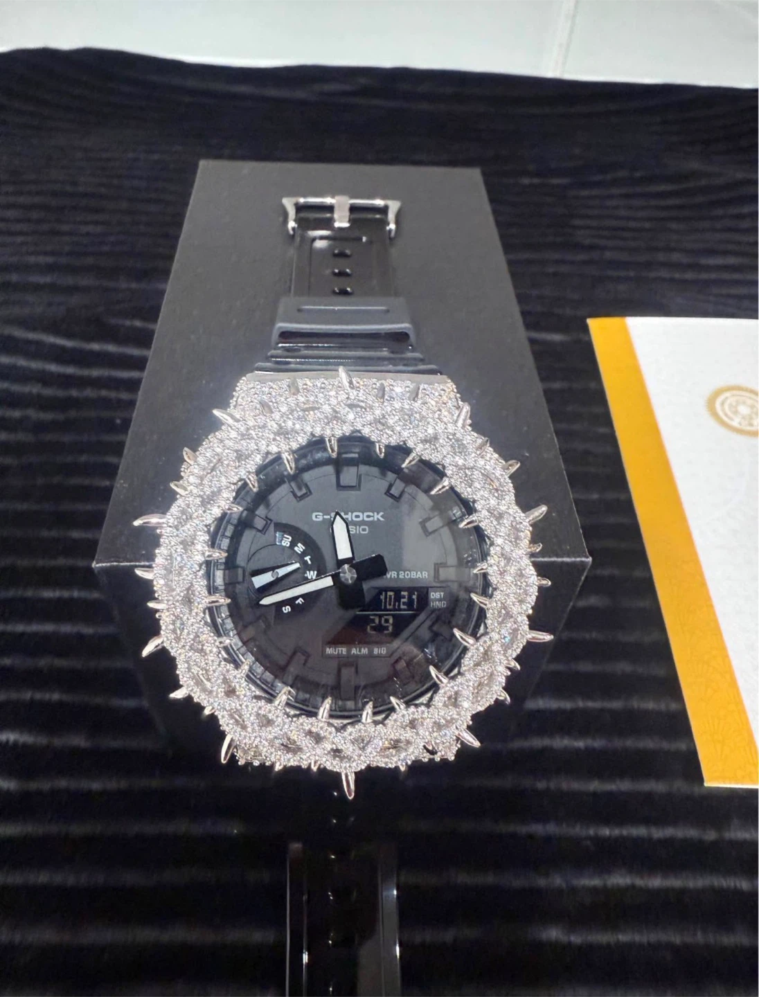 G-Shock iced out Moissanite watch- passes diamond tester - photo 3