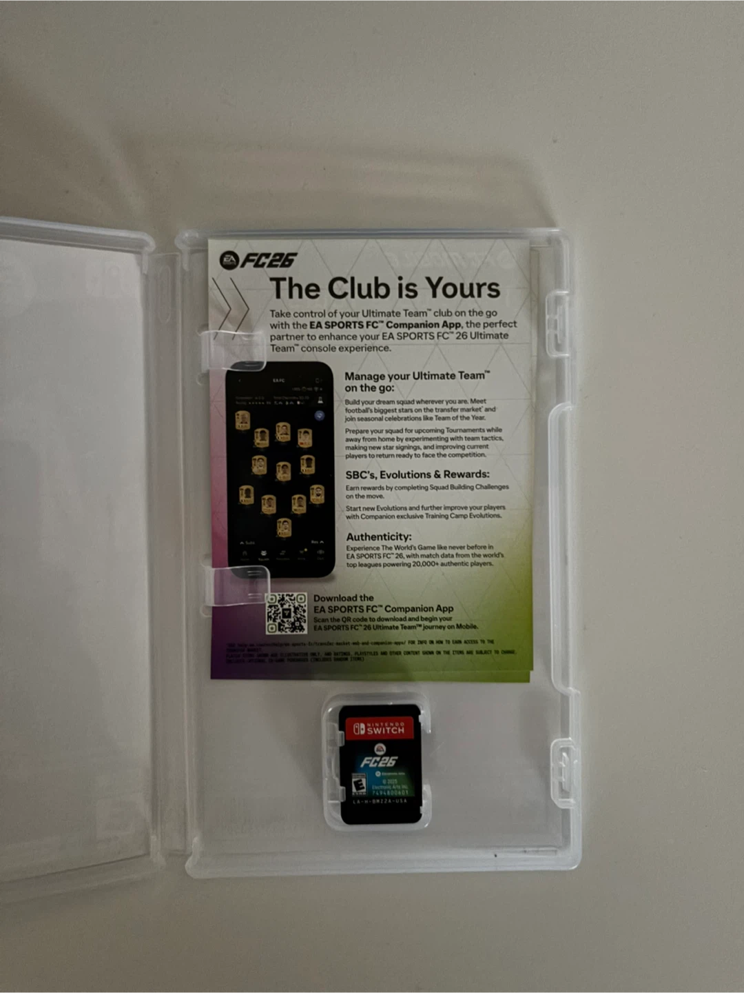 EA Sports FC 26 Nintendo Switch Game - photo 2