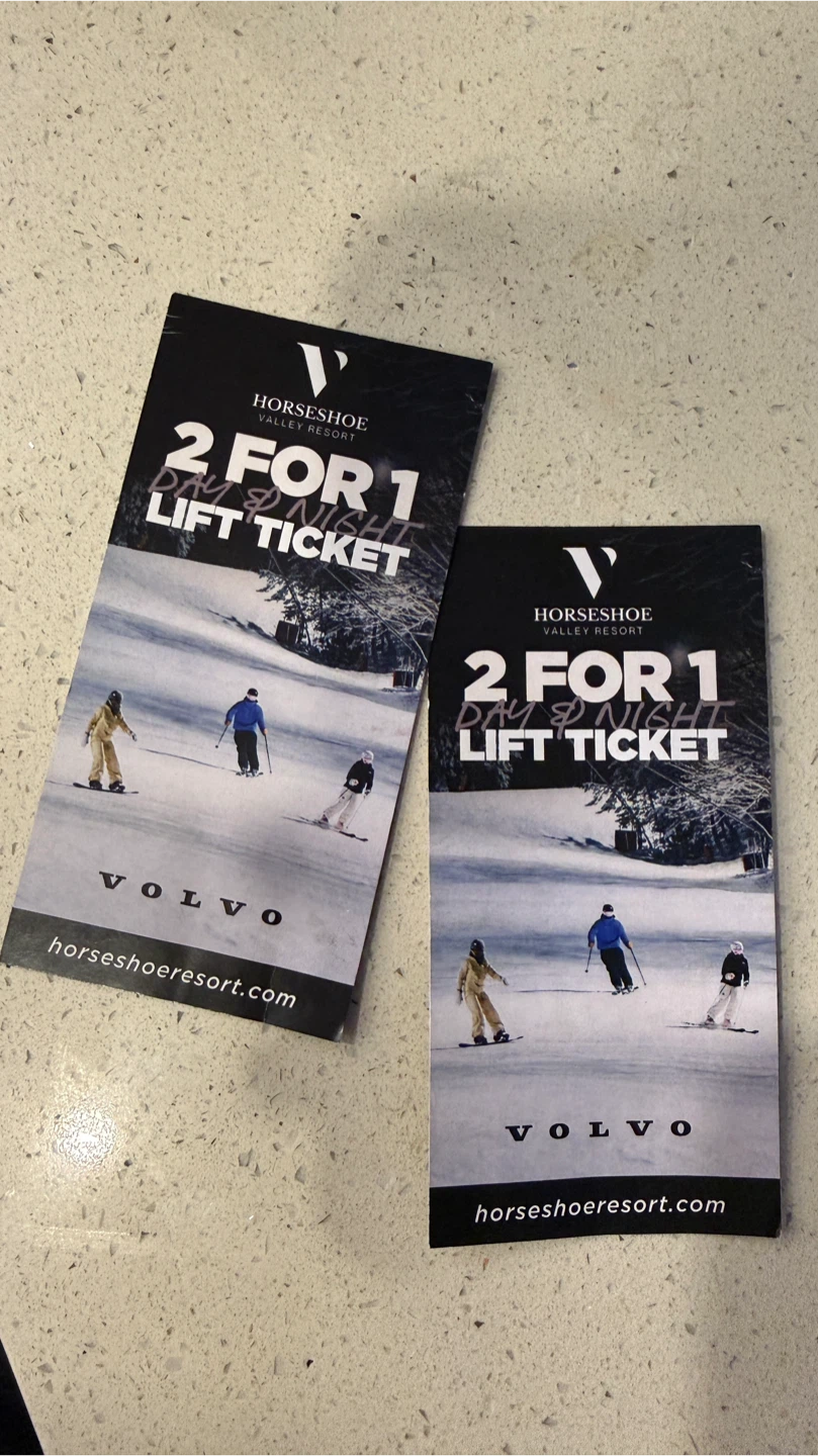 Horseshoe Valley Resort 2 for 1 Day & Night Lift Ticket