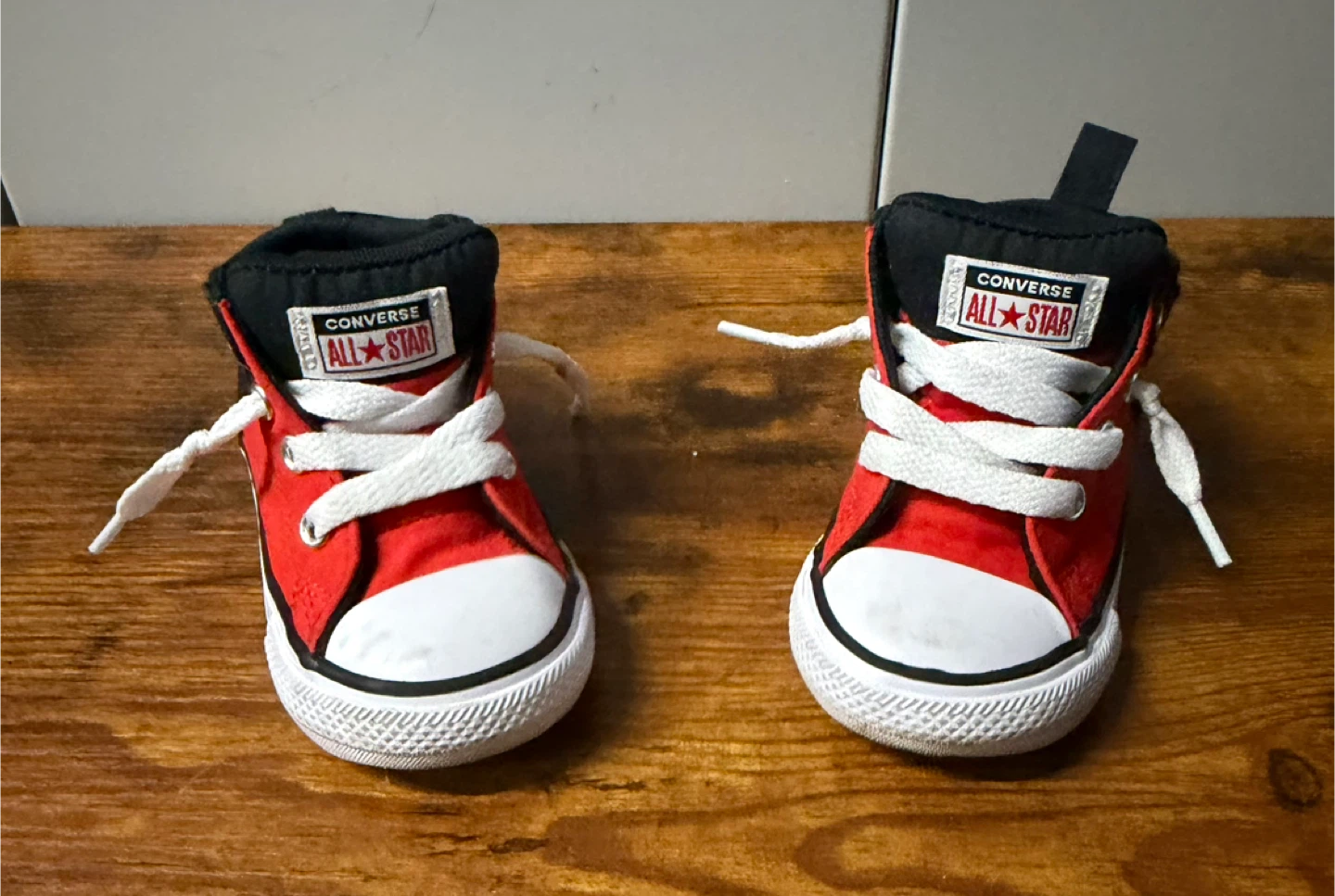 Converse All Star Red High Top Toddler Sneakers