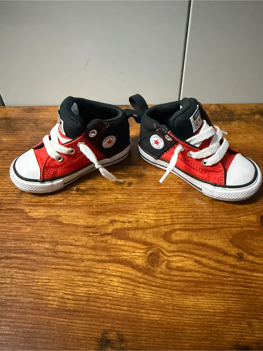 Converse All Star Red High Top Toddler Sneakers - photo 2
