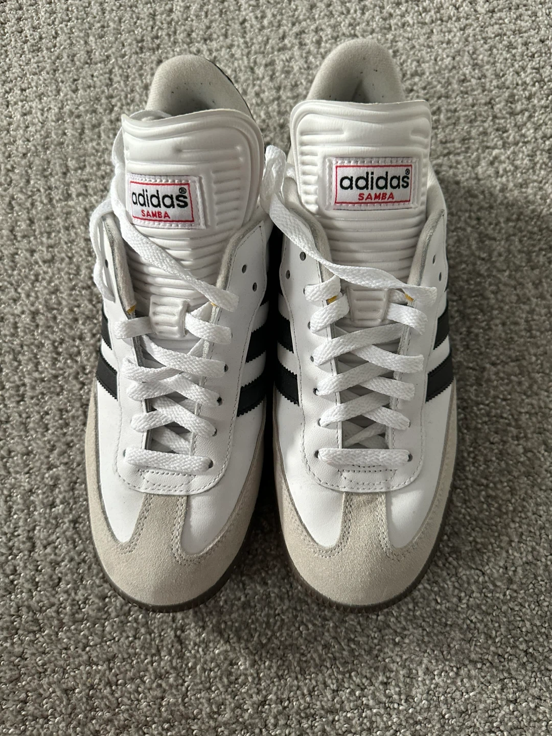Adidas Samba Sneakers White/Black Size 8.5