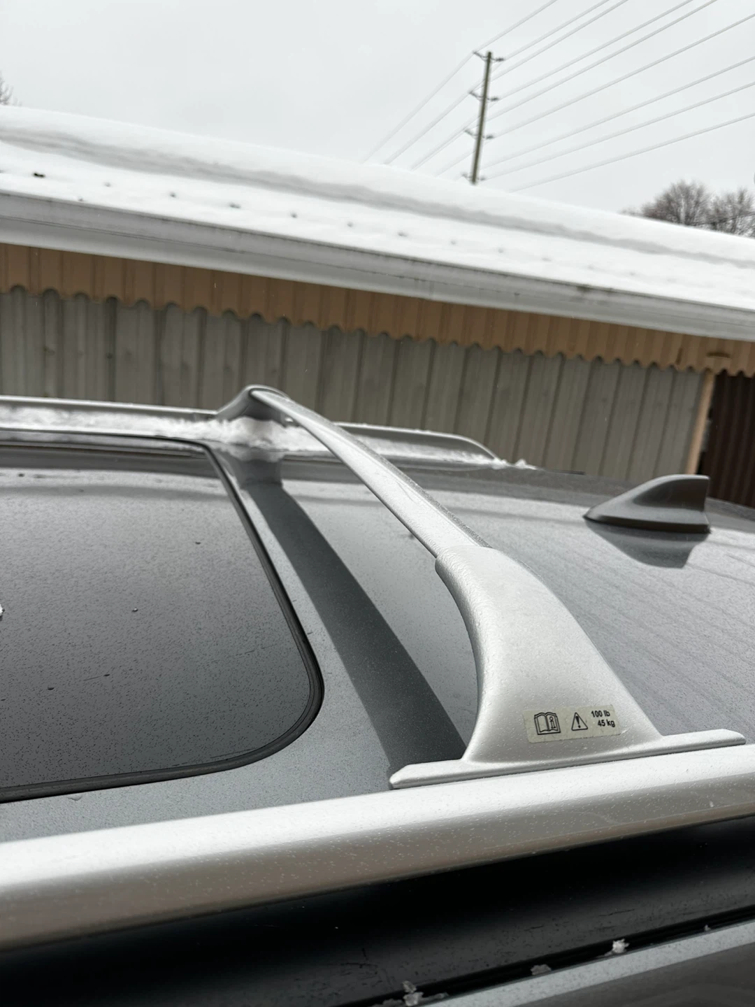 OEM Nissan Rogue Roof Rack Crossbars (2014–2020) - photo 3