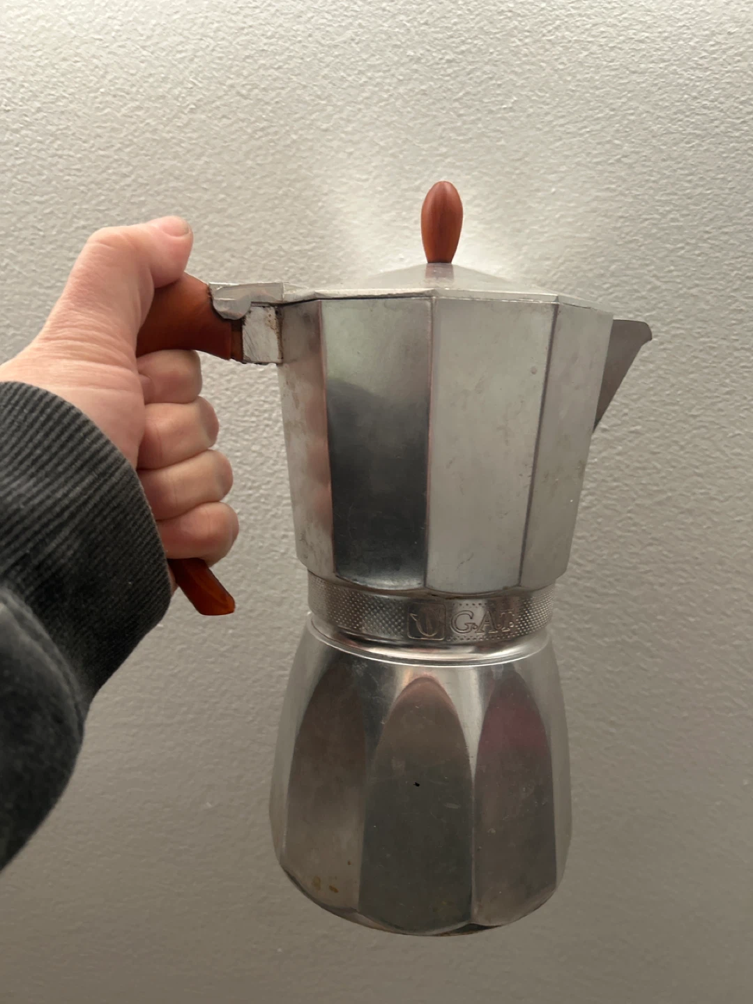 Moka Pot Coffee Maker - Aluminium