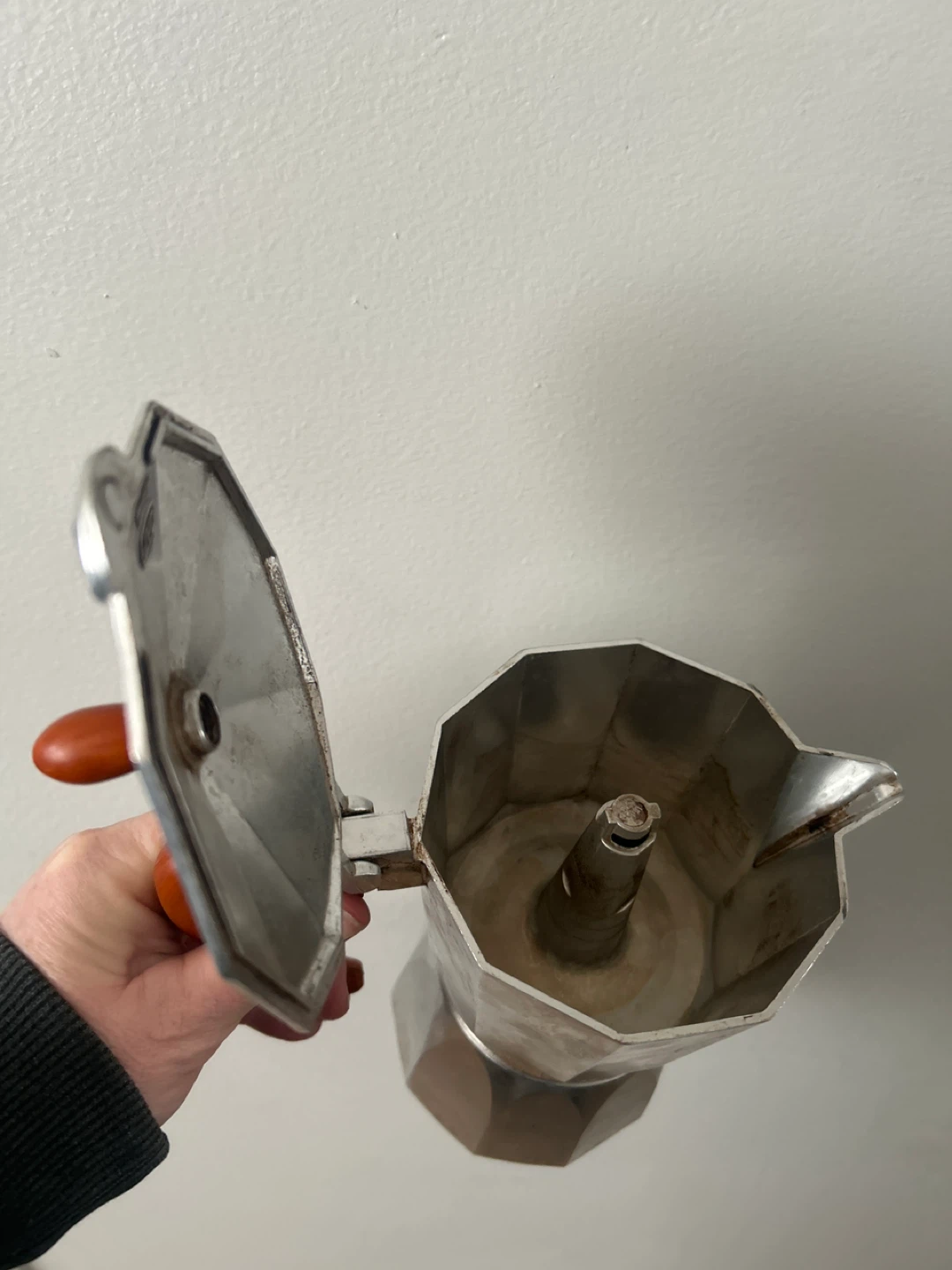 Moka Pot Coffee Maker - Aluminium - photo 3
