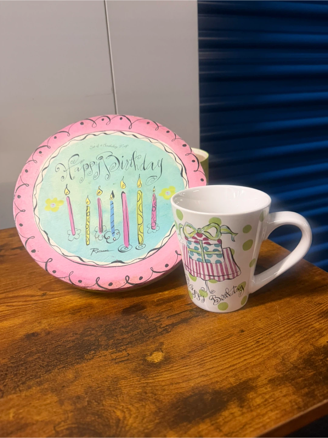 Rosanna Happy Birthday Plate and Mug Set