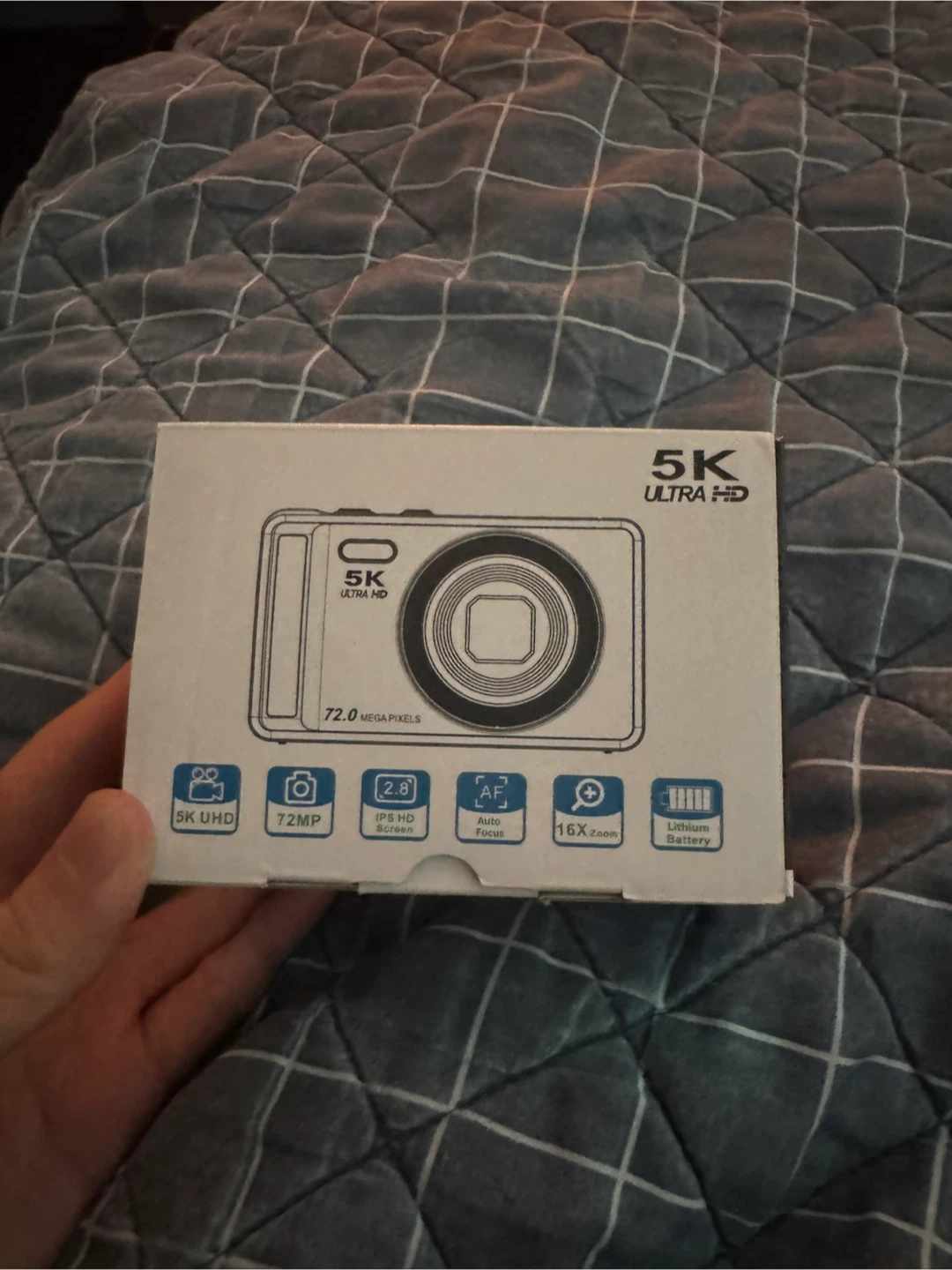 Black digital camera