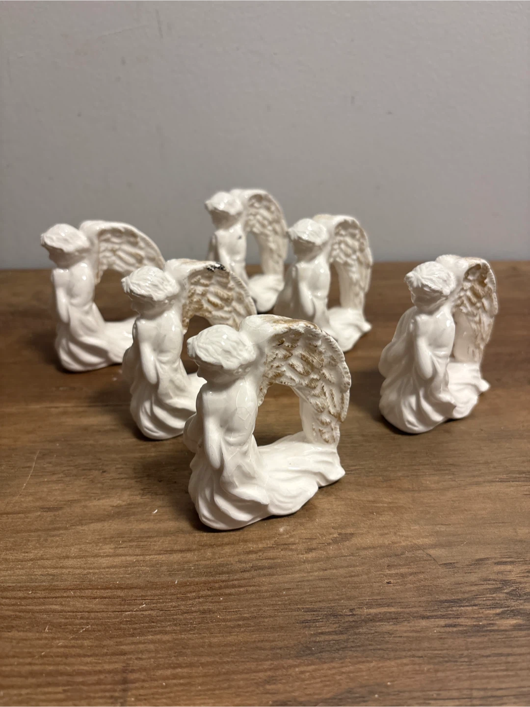 Set of 6 Angel Napkin Rings - photo 2