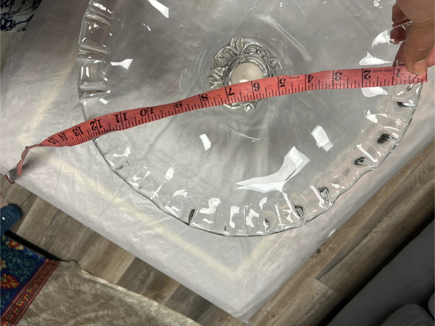Glass Pedestal Serving Bowl - photo 3