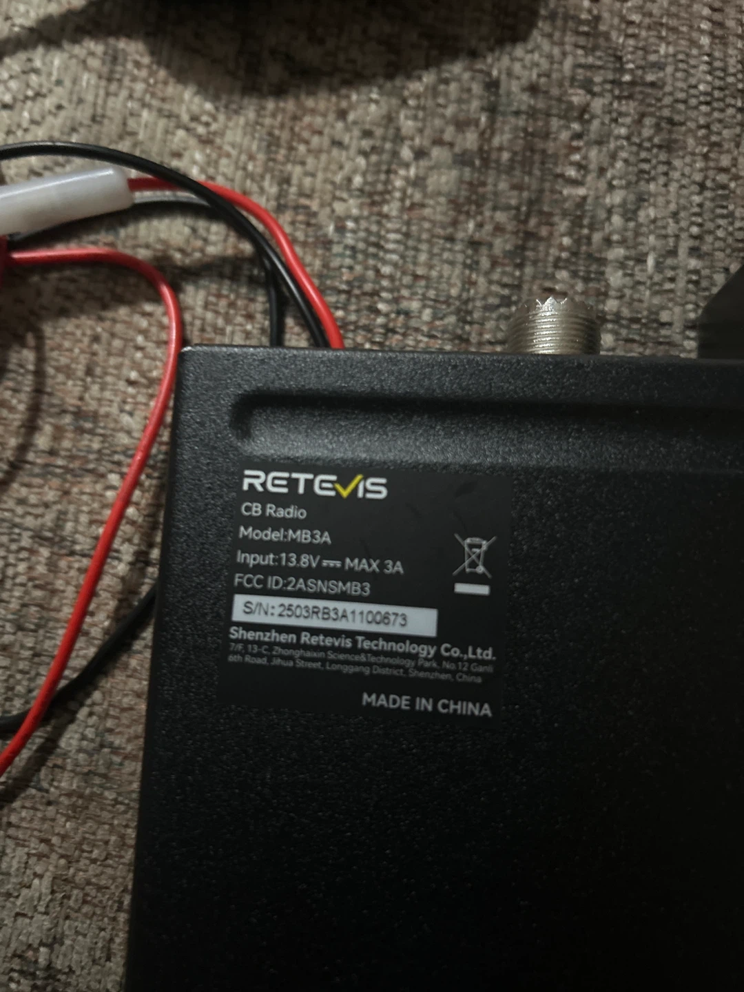 Retevis MB3A CB Radio - photo 3