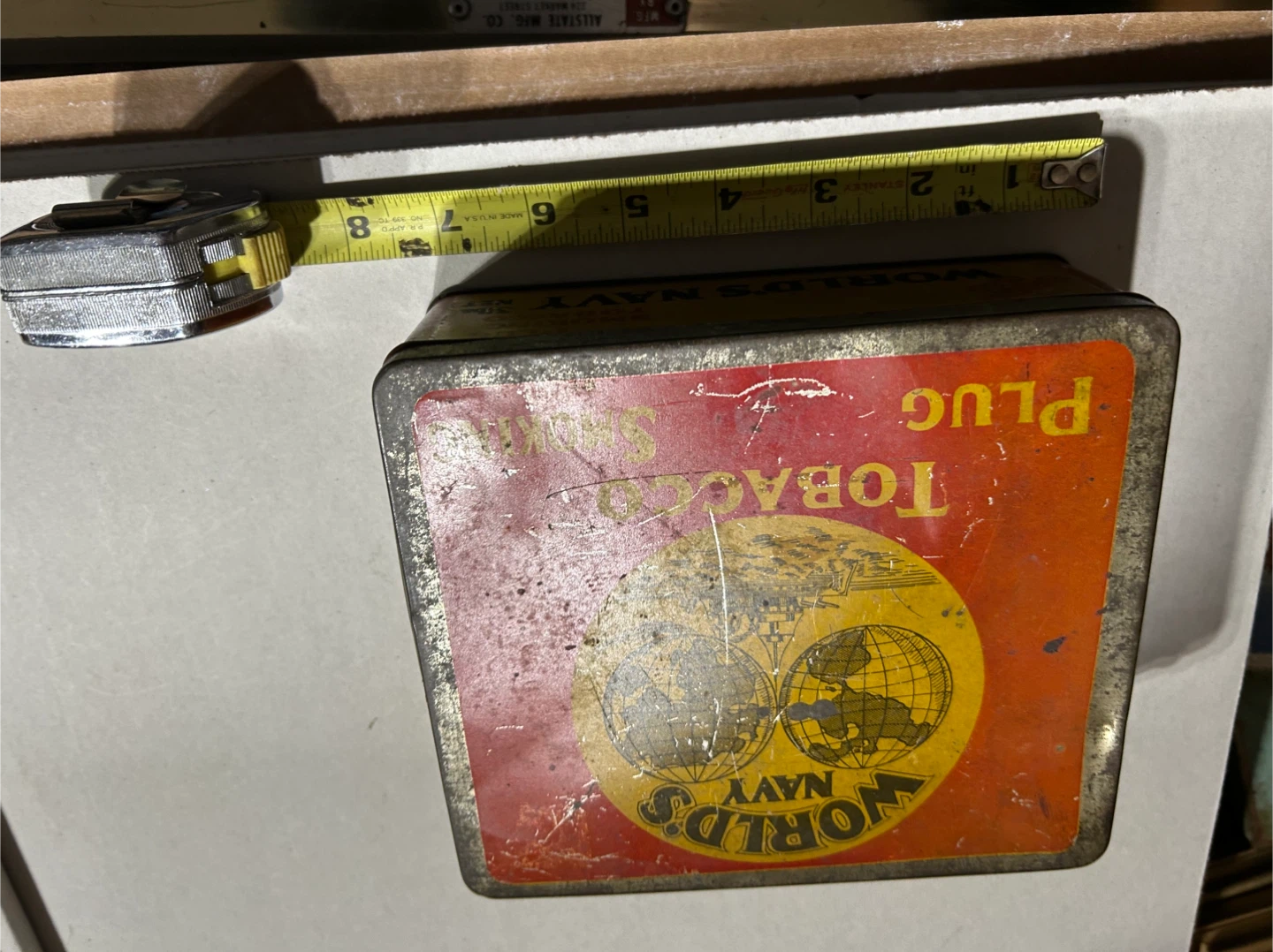 World's Navy Tobacco Plug Tin - photo 2