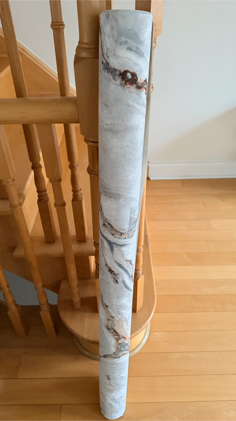High-Quality Wallpaper Roll - As Shown Marble Design - photo 3