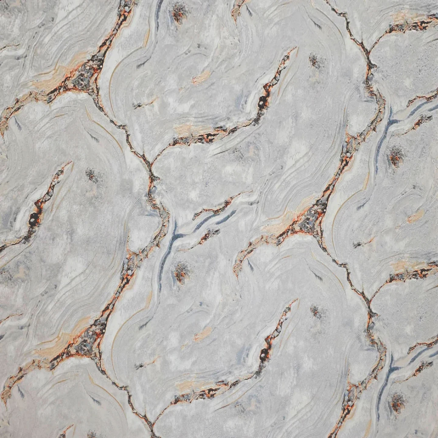 High-Quality Wallpaper Roll - As Shown Marble Design - photo 2