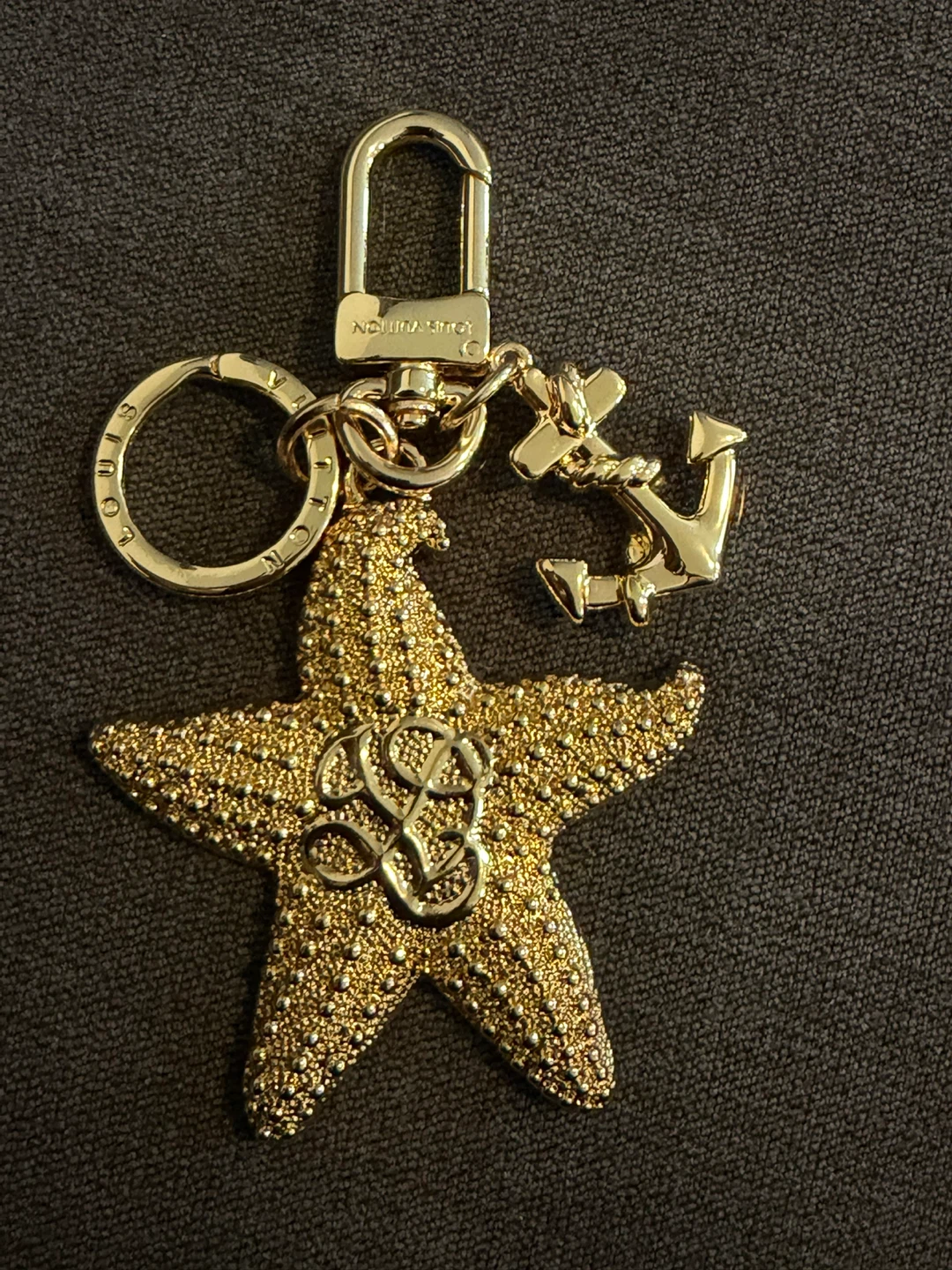 Louis Vuitton Starfish & Anchor Bag Charm Keychain