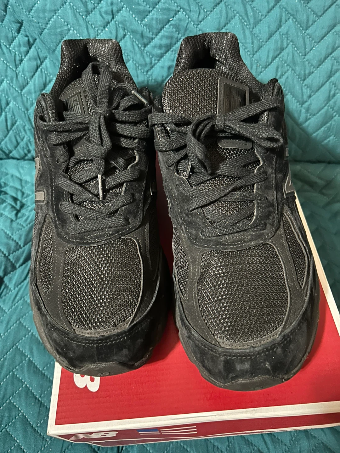 New Balance 990v4 “Triple Black” – Men’s 11.5 Wide / 2E - photo 2