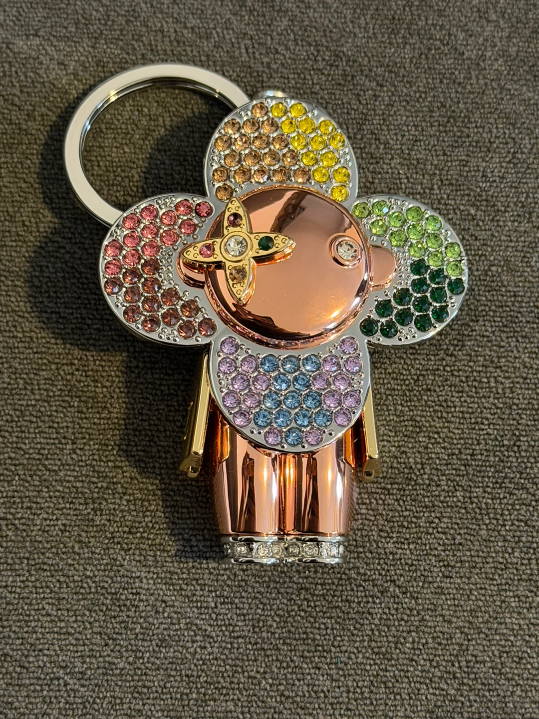 Louis Vuitton Flower Charm Keychain