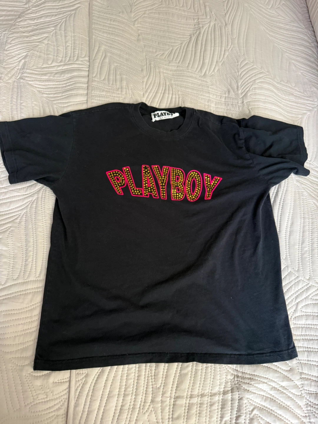 Playboy Rhinestone Logo T-Shirt