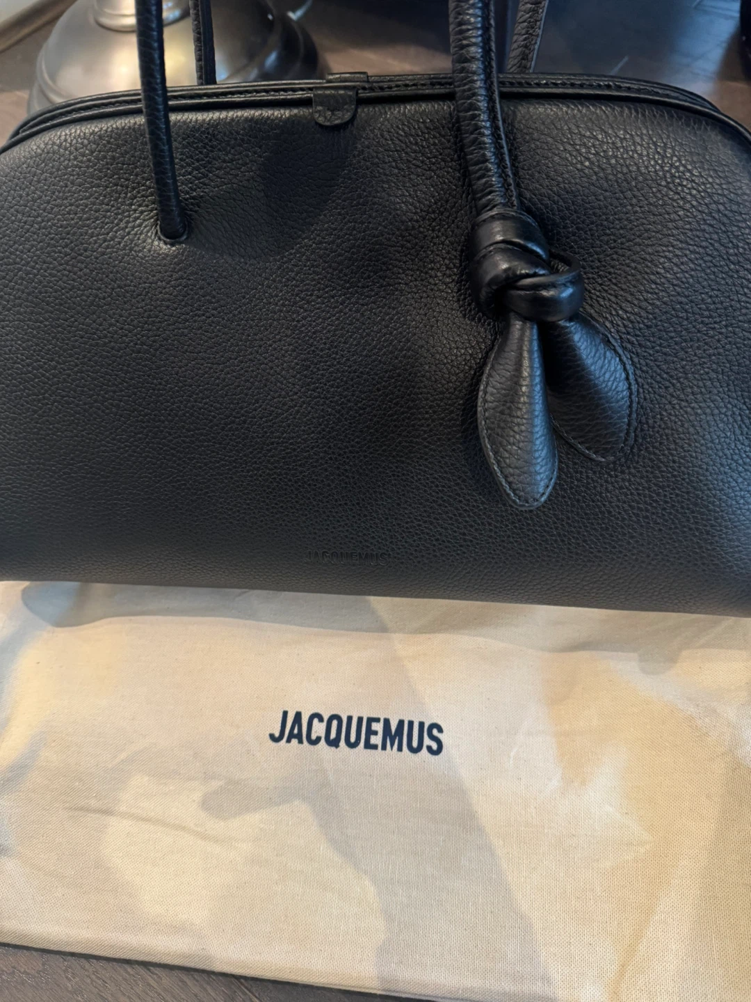 Jacquemus The Turismo Small Soft Bowling Bag - photo 4