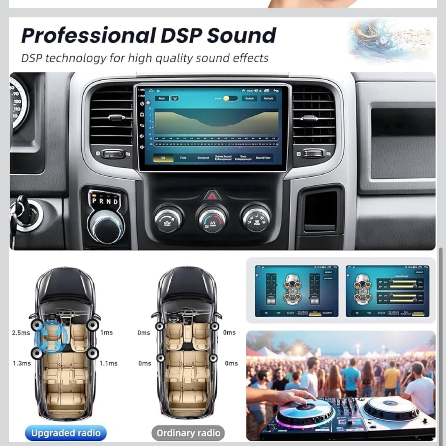 Car Radio 4+32G with 5G WiFi, CarPlay & Android Auto - photo 3