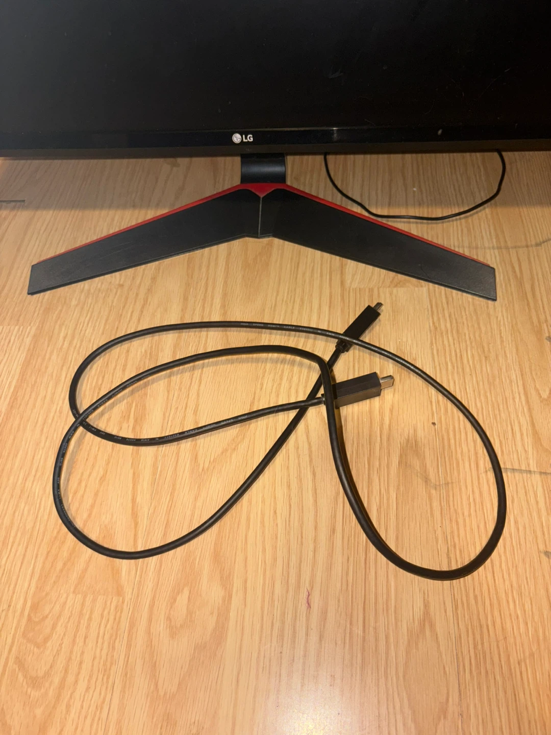 LG 24” 75hz Gaming Monitor with Stand and Cable - photo 2