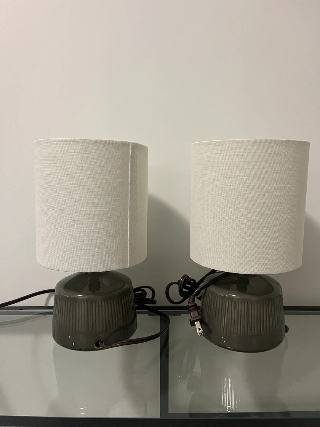 Set of 2 Ceramic Table Lamps