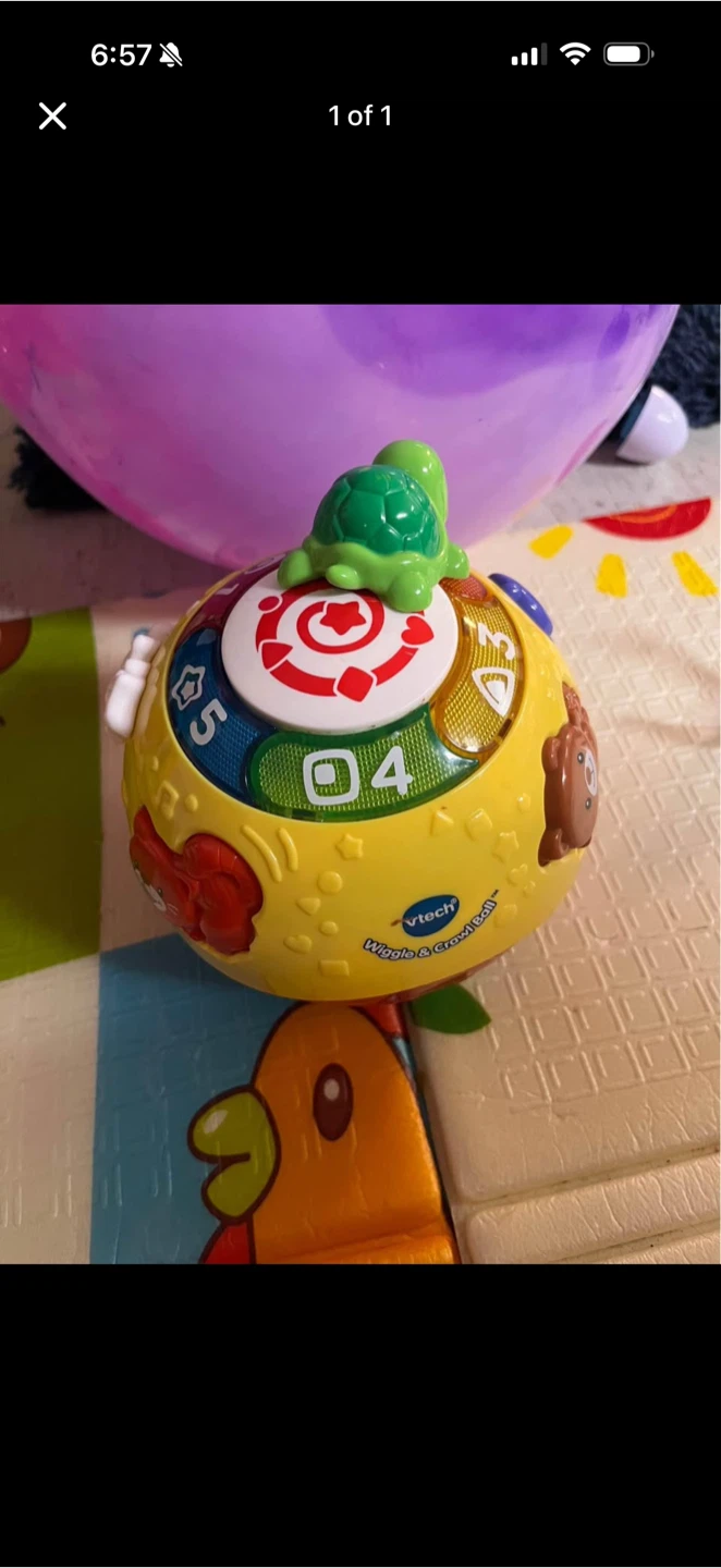 VTech Wiggle & Crawl Ball Toy