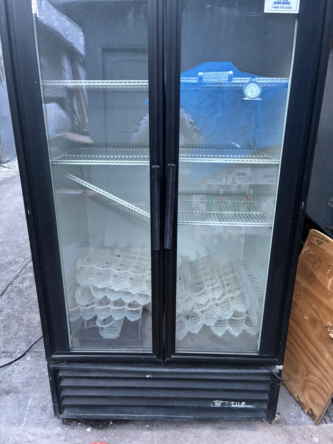 True Double Door Commercial Refrigerator