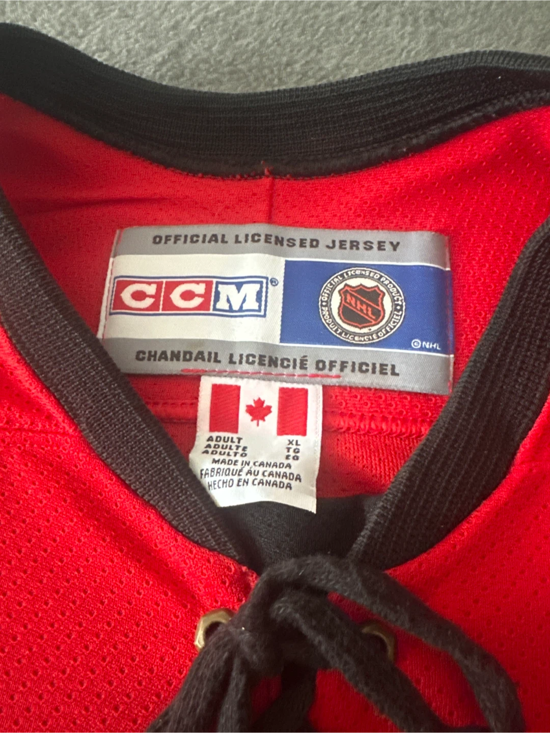 CCM Calgary Flames Hockey Jersey XL - photo 5