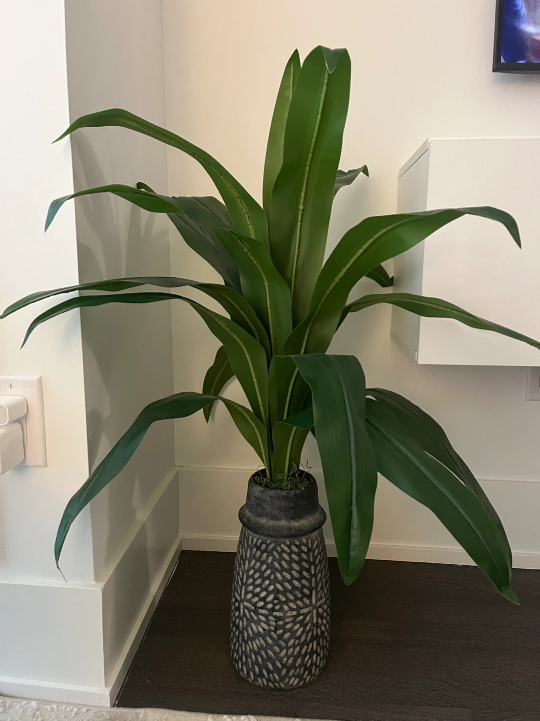 Artificial Green Plant in Decorative Pot