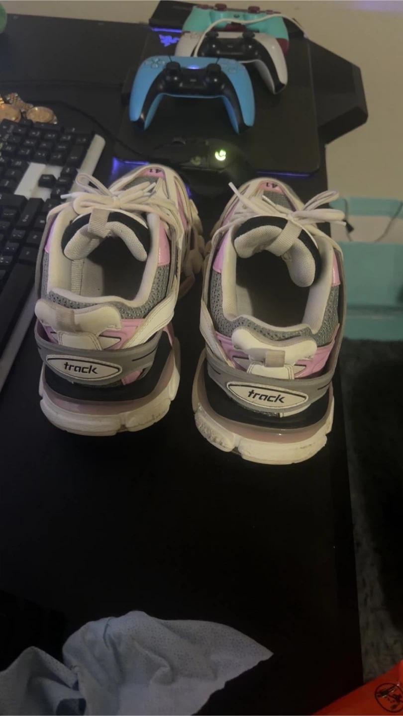 Balenciaga Track Sneakers White Pink Grey Size 41 - photo 3