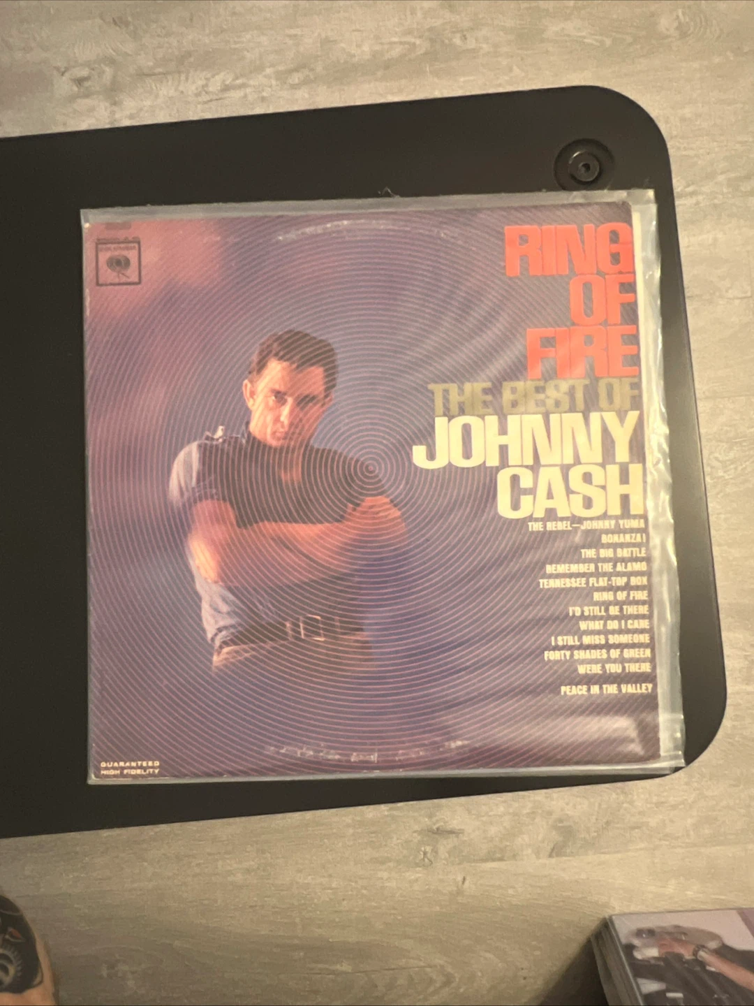 Johnny Cash Ring of Fire: The Best Of Vinyl Record