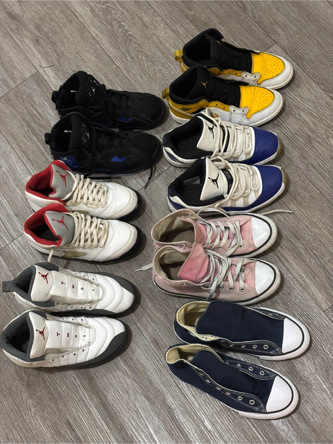 Assorted Kids' Shoes - Jordan, Converse, & More