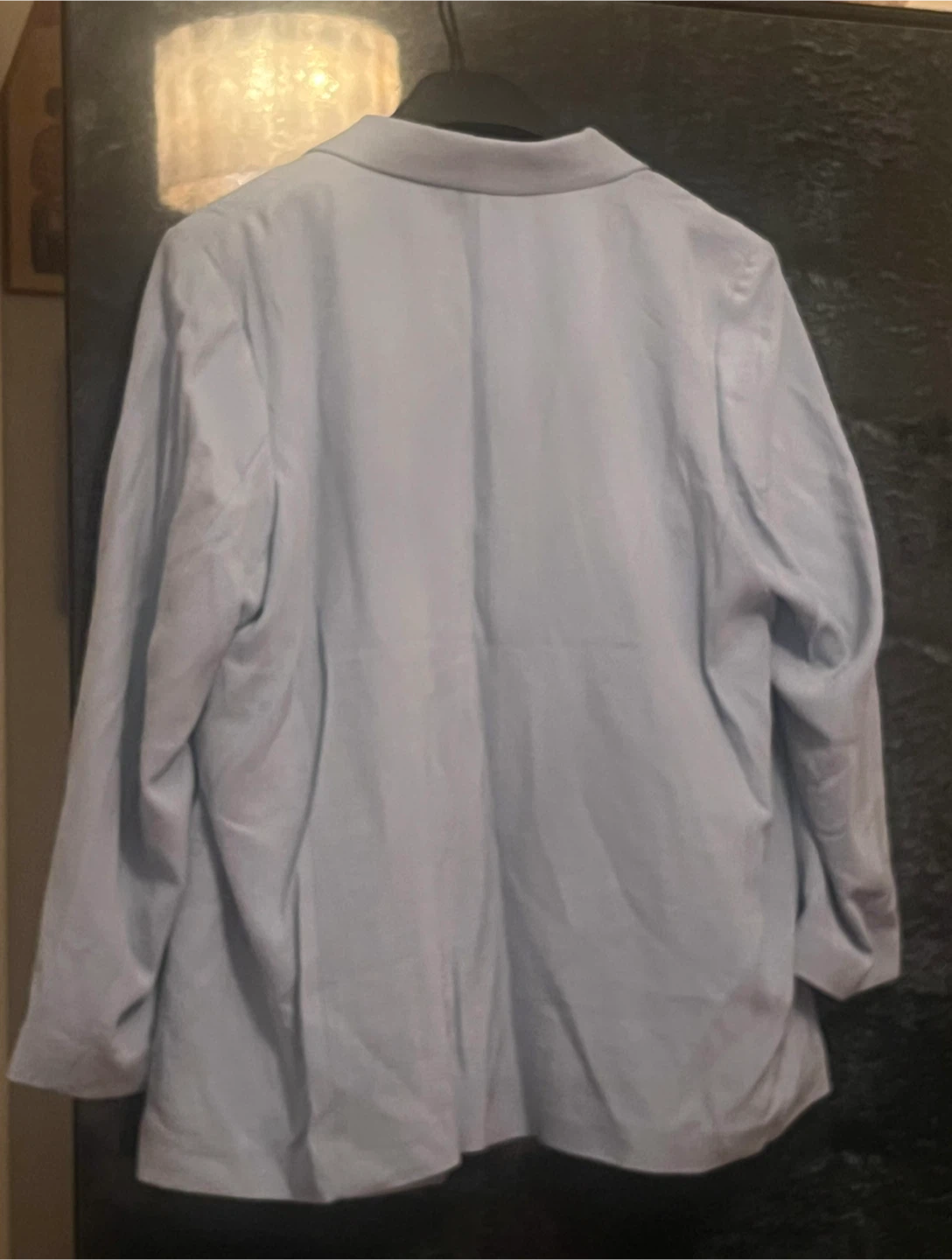 H&M Light Blue Double-Breasted Blazer - photo 4