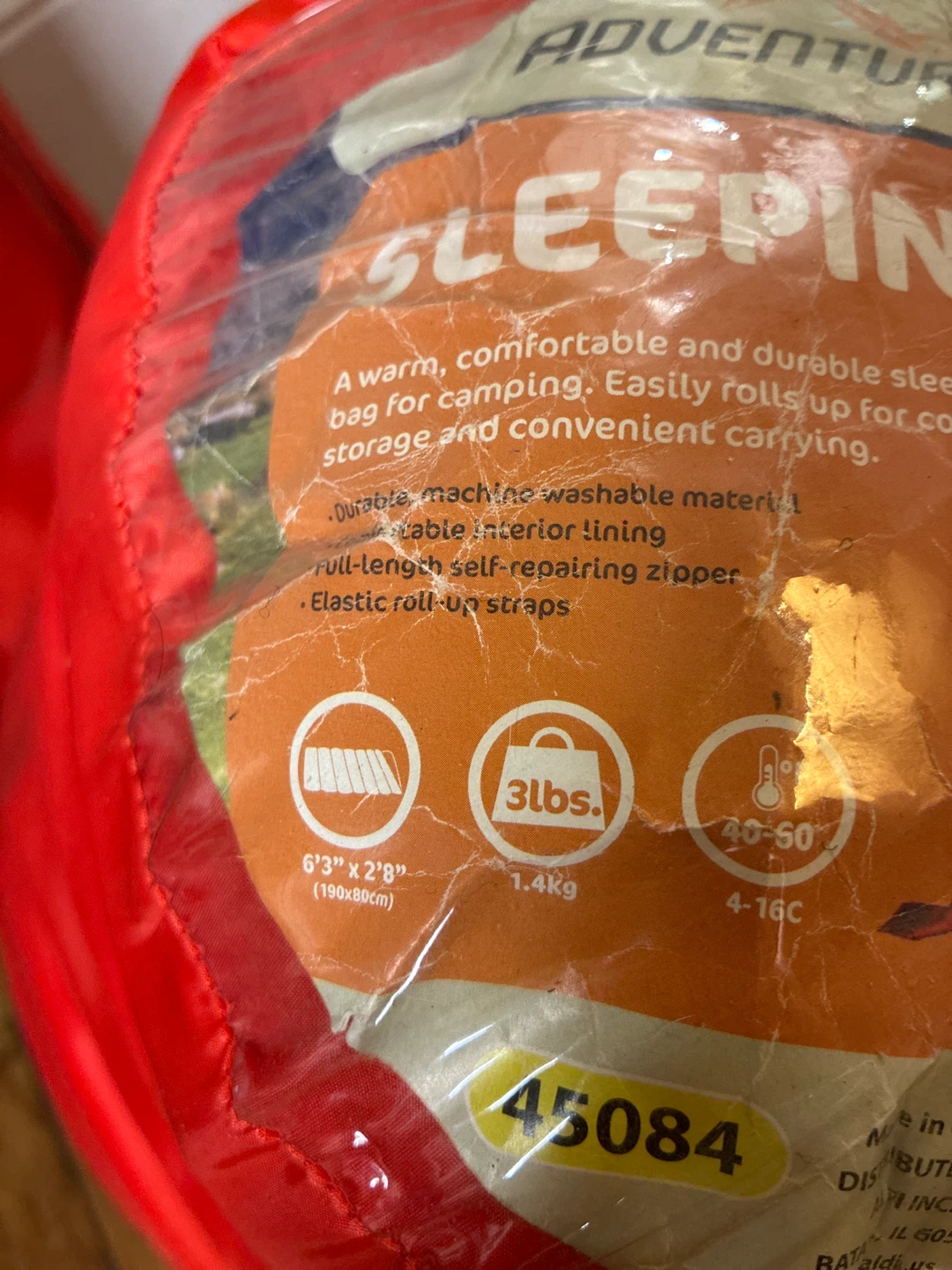 Kids Adventure Ridge Sleeping Bag - Red - photo 2