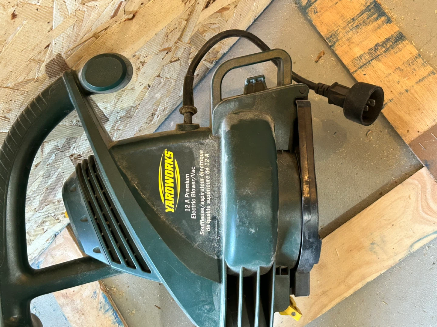 YARDWORKS 12A Premium Electric Blower/Vac with Bag - photo 3