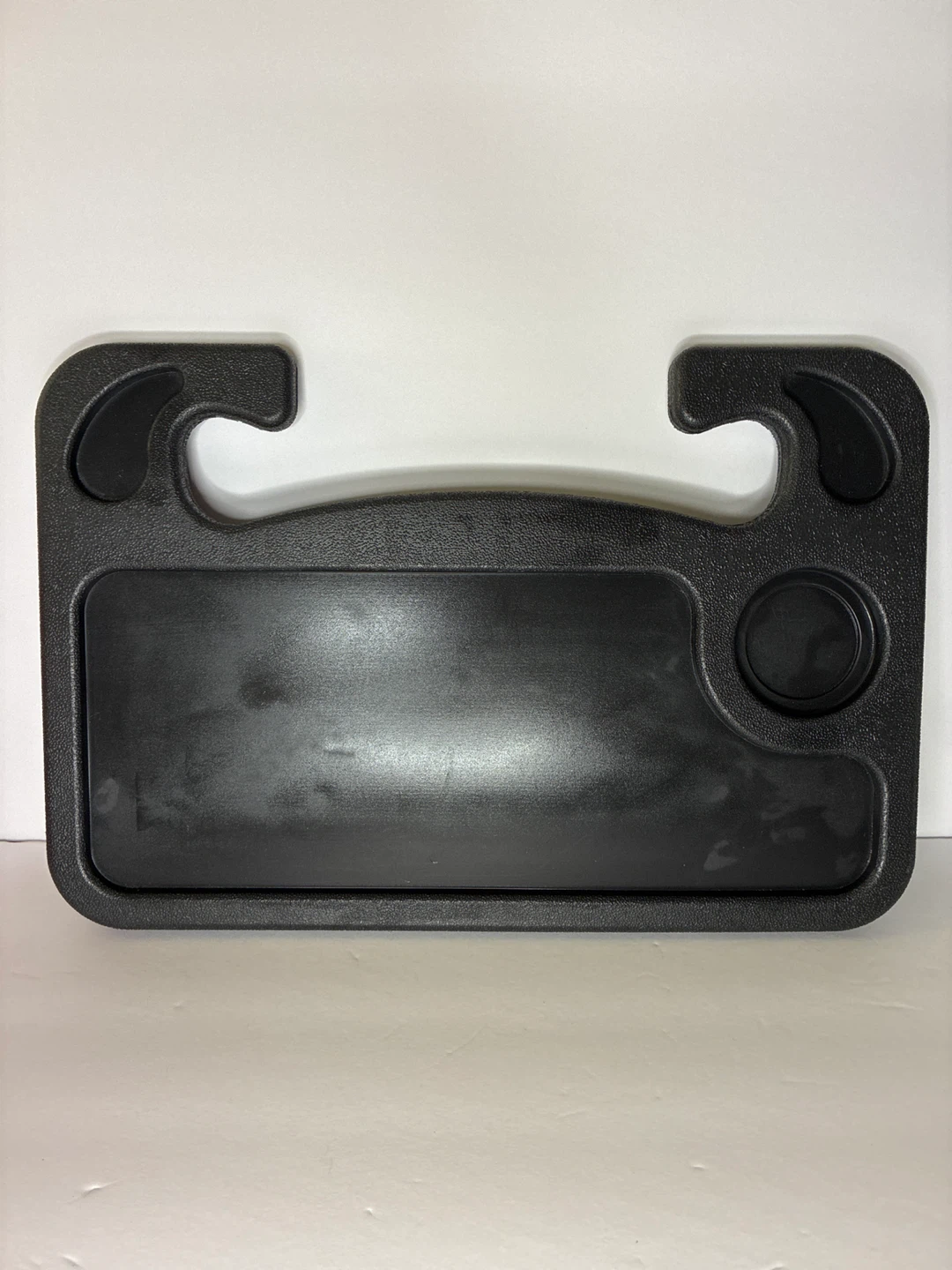 Black Car Steering Wheel Tray Table