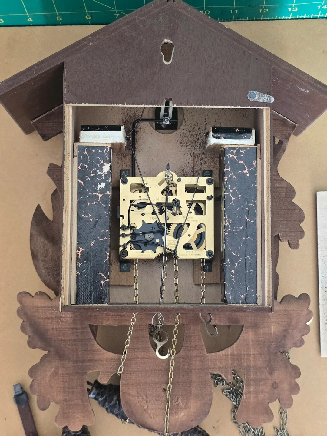 Vintage West Germany Cuckoo Clock - photo 4