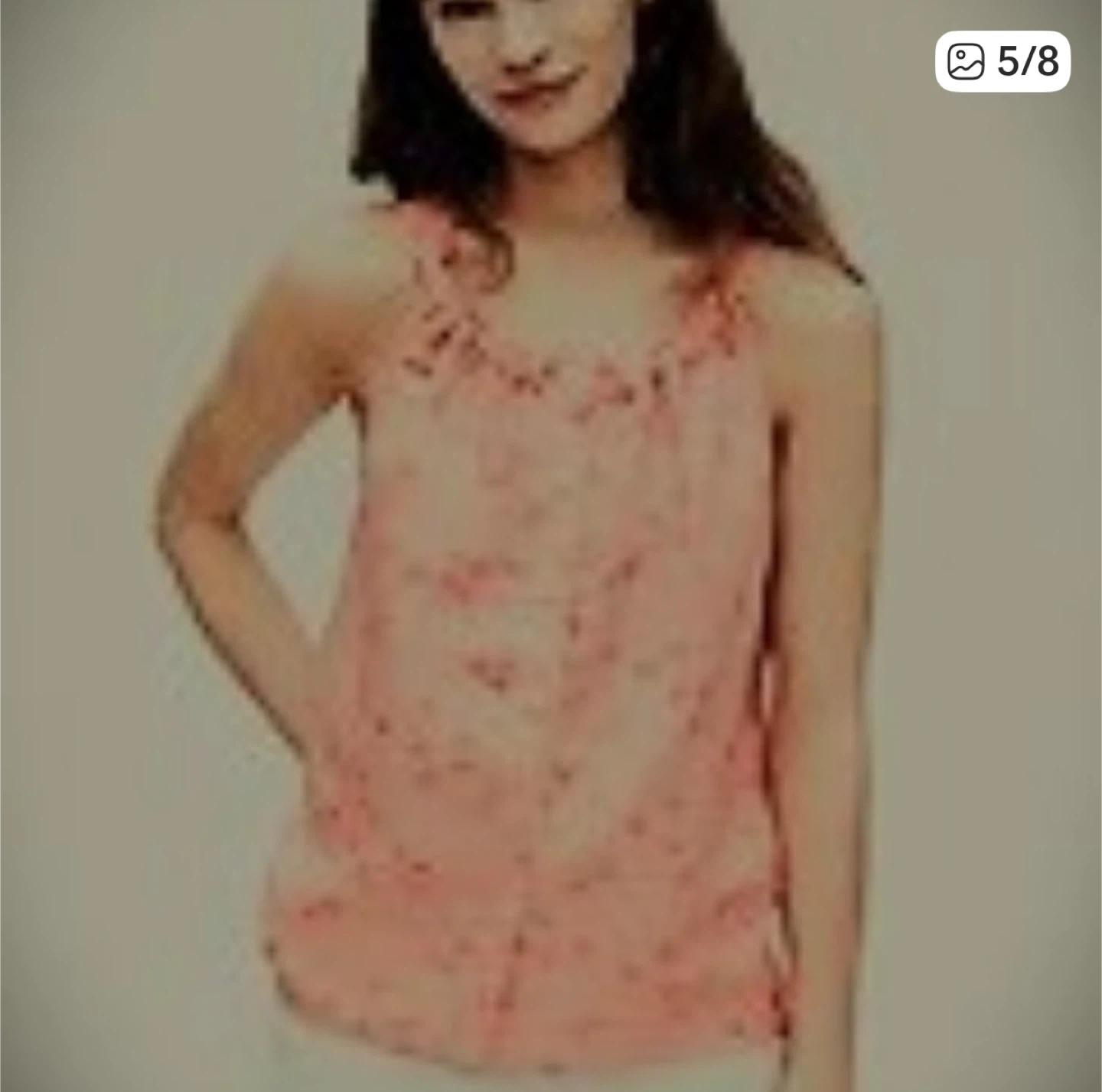Gap linen peachy Floral Tank Top XS - photo 3