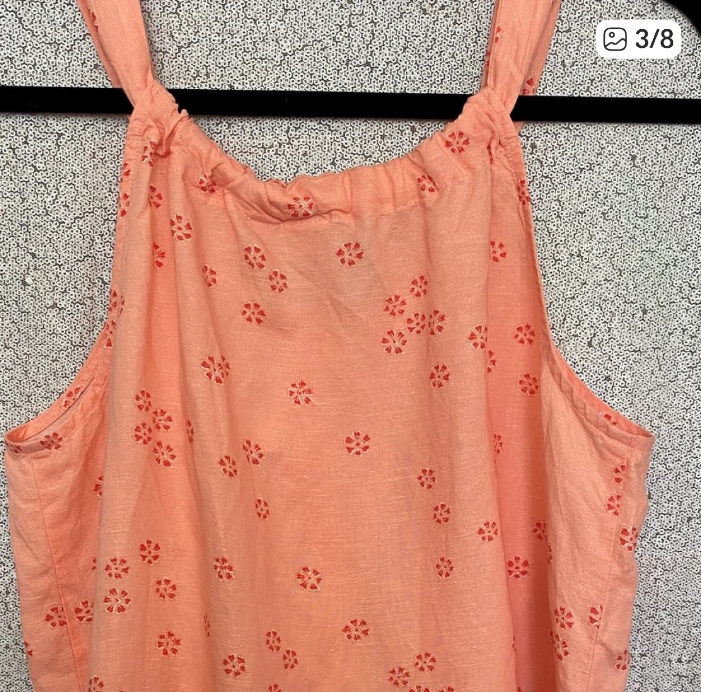Gap linen peachy Floral Tank Top XS - photo 5