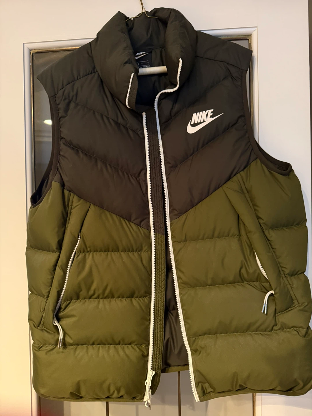 Men’s Nike Puffer Vest - Olive/Black - NEW Not sold anymore - photo 2