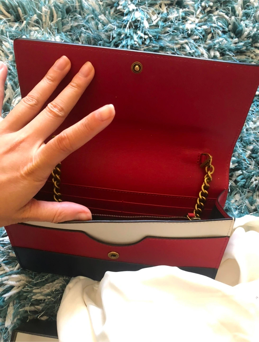 Gucci Queen margaret leather mini bag - photo 4