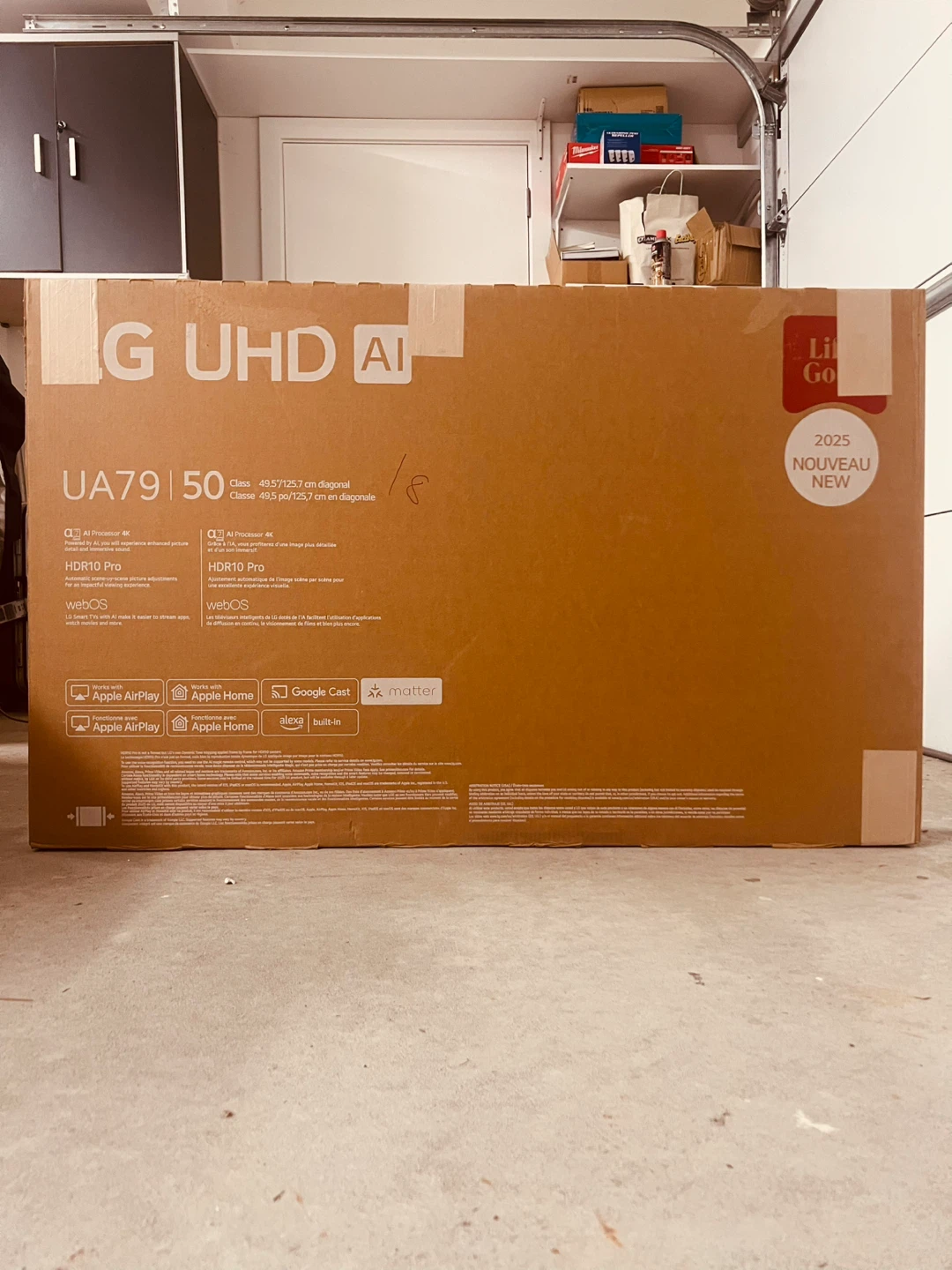LG 50" 4K UHD HDR WebOS Smart Tv - UA7900 - 2025 - Firm