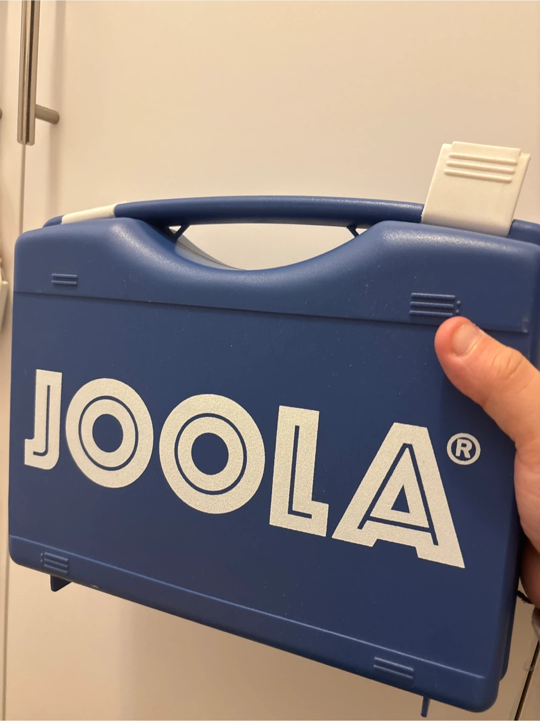 Joola Blue Ping Pong Paddle and Ball Case