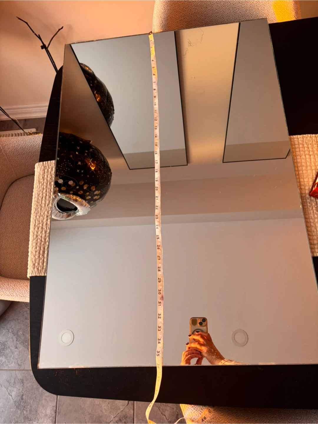 Modern Wall Mirror with Integrated Light - photo 2