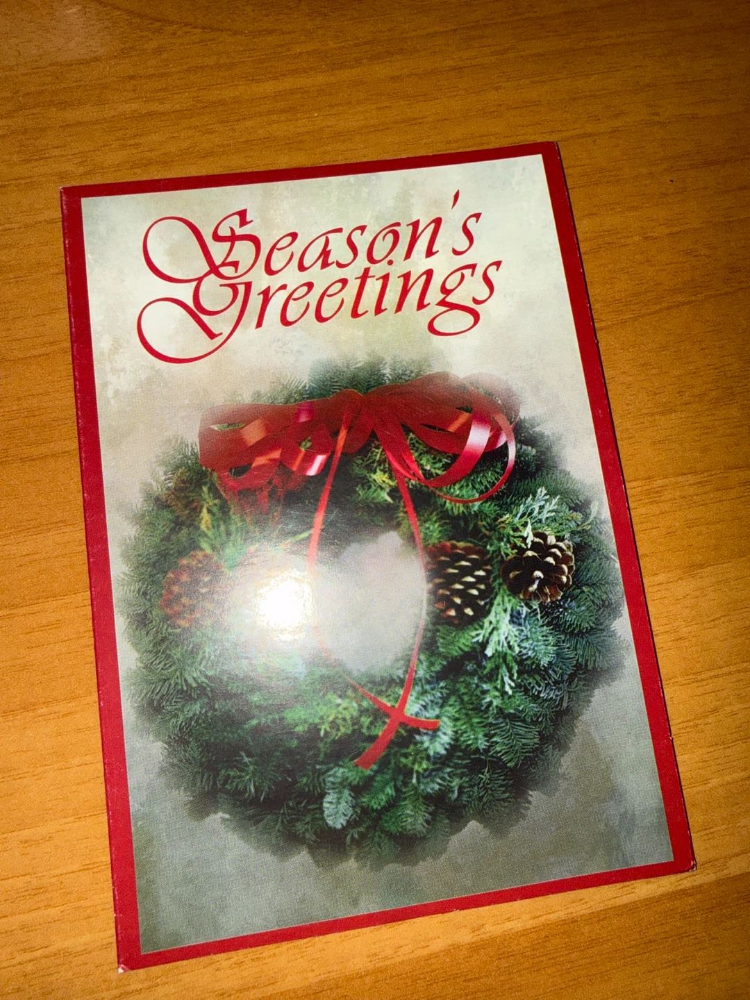 Season's Greetings Christmas Card