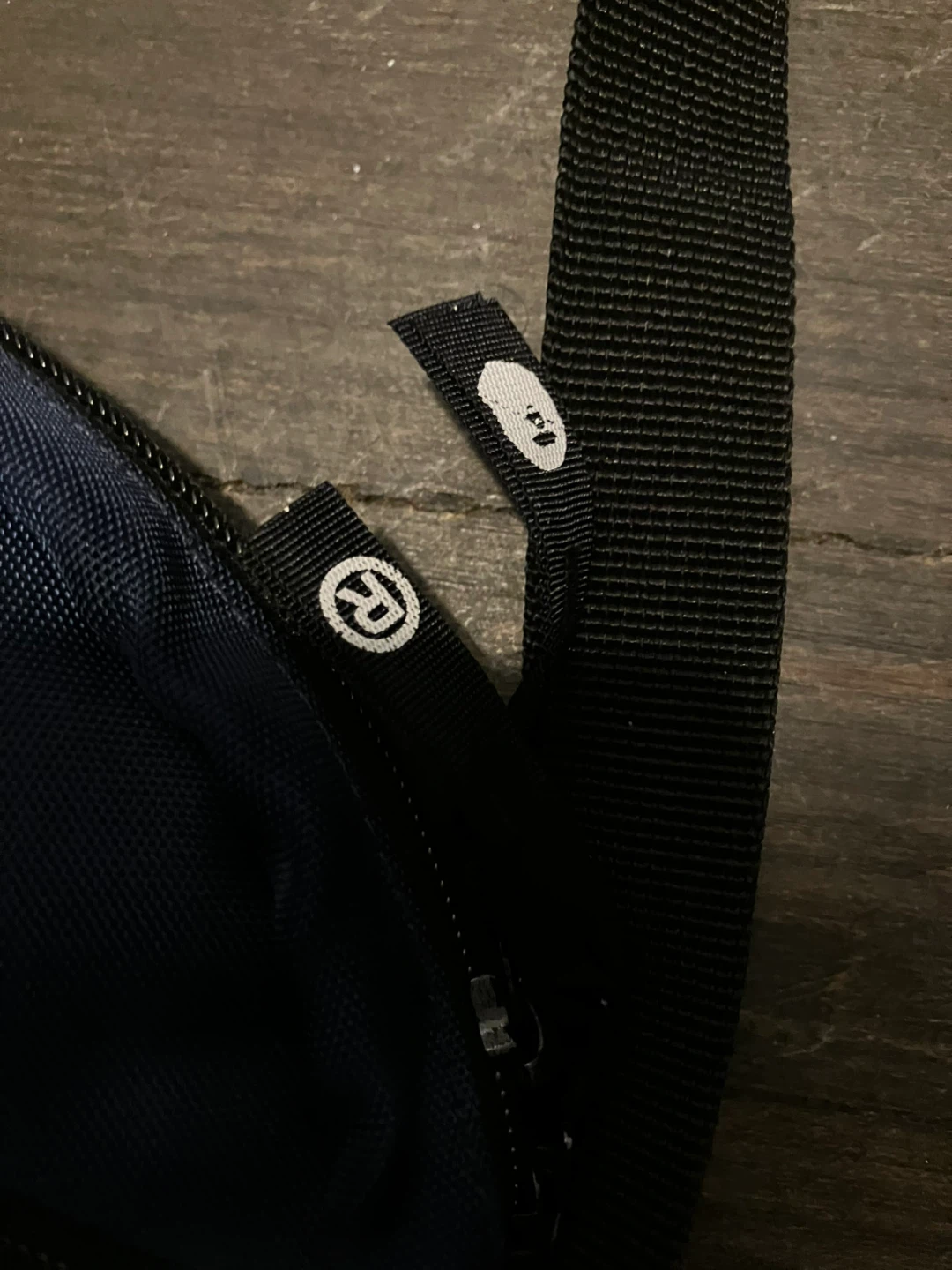 BAPE Navy Ape Head Sling Bag - photo 4