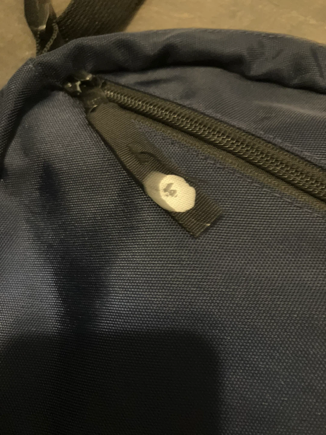 BAPE Navy Ape Head Sling Bag - photo 3