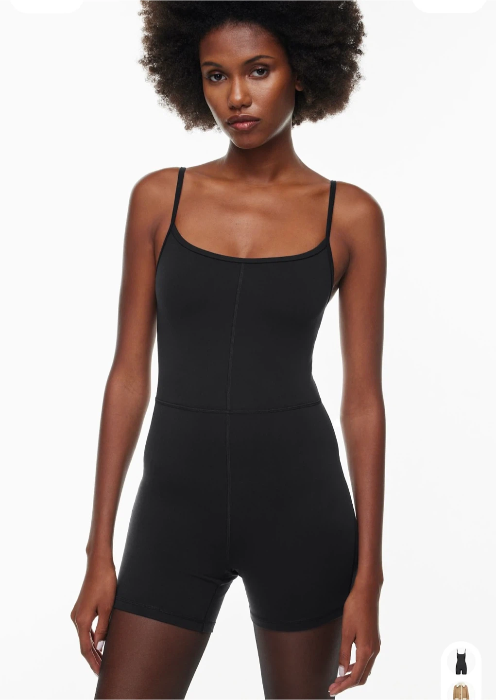 ARITZIA Freestyle Divinity 5” Romper - Black L
