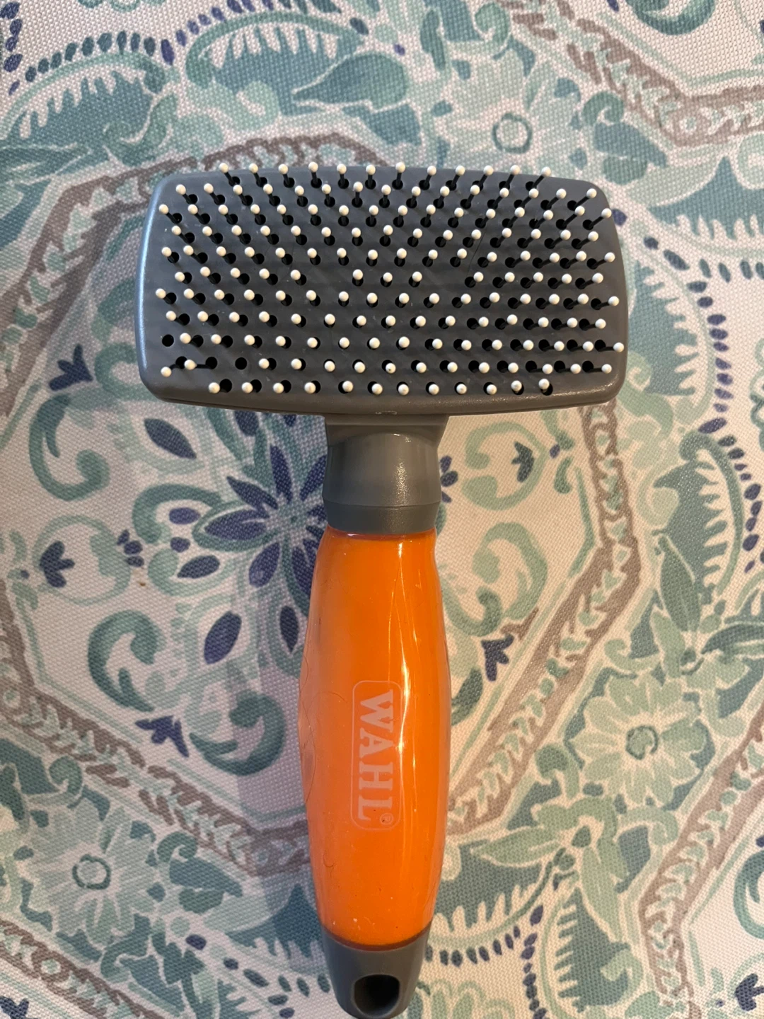 Wahl Pet Slicker Brush with Orange Handle
