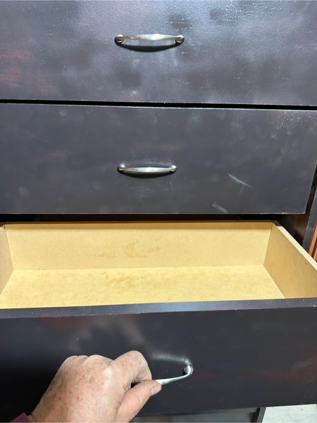 Dark Brown 5-Drawer Dresser - photo 5